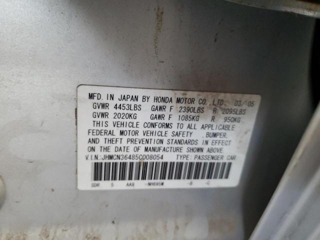 2005 Honda Accord Hybrid VIN: JHMCN36485C008054 Lot: 56191214