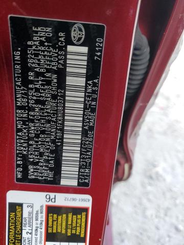 2017 TOYOTA CAMRY 4T1BF1FK8HU803712