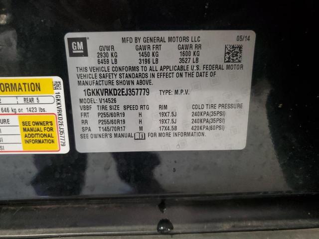 2014 GMC Acadia Slt-1 VIN: 1GKKVRKD2EJ357779 Lot: 54904814