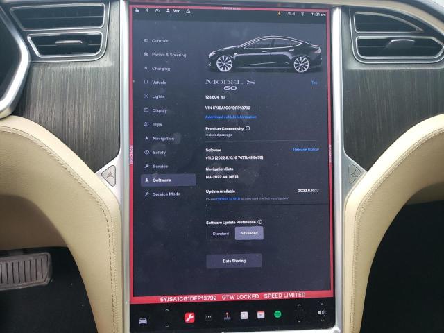  TESLA MODEL S 2013 Черный