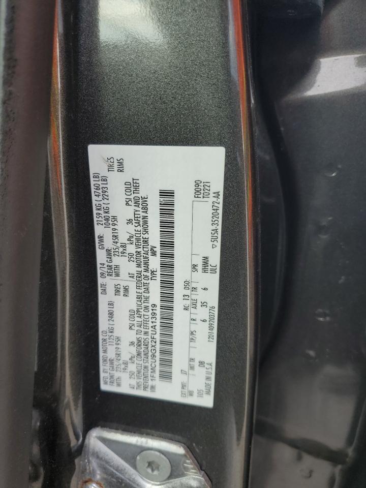 1FMCU9GX2FUA13919 2015 Ford Escape Se