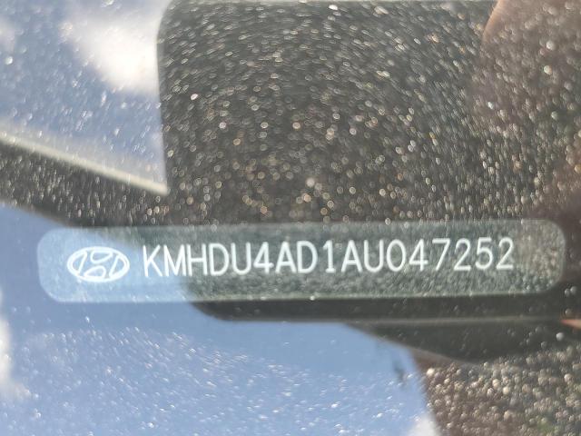 2010 Hyundai Elantra Blue VIN: KMHDU4AD1AU047252 Lot: 53079924