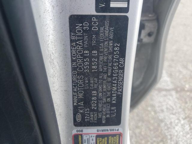 KNADM4A36G6670582 2016 Kia Rio Lx