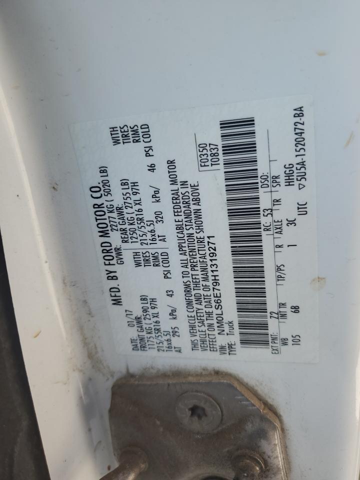 NM0LS6E79H1319271 2017 Ford Transit Connect Xl