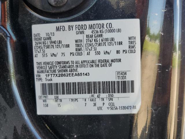 2014 Ford F250 Super Duty VIN: 1FT7X2B62EEA65143 Lot: 56103214