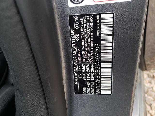 2018 MERCEDES-BENZ E 400 4MAT - WDDZF6GB3JA407909
