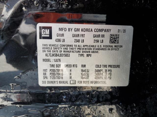 2020 Chevrolet Trax Ls VIN: KL7CJKSB4LB315653 Lot: 56734024