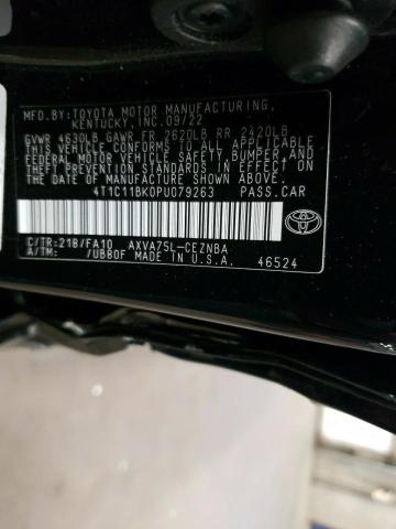 VIN 4T1C11BK0PU079263 2023 Toyota Camry, LE no.12