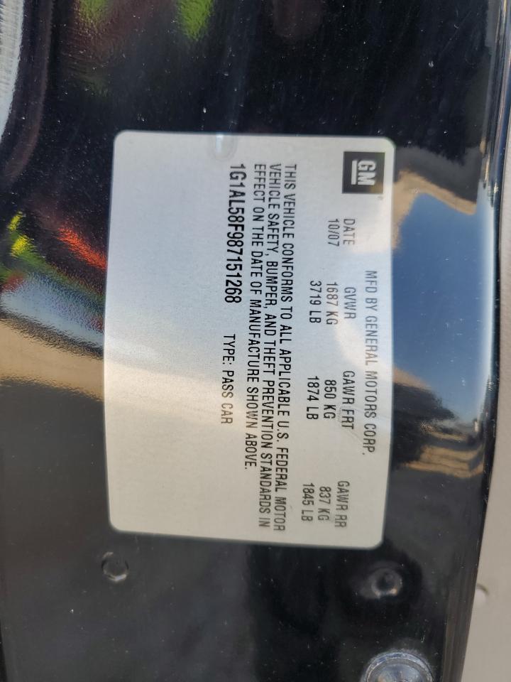 1G1AL58F987151268 2008 Chevrolet Cobalt Lt