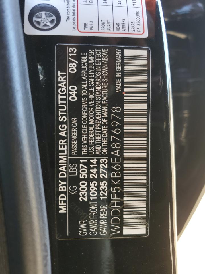 WDDHF5KB6EA876978 2014 Mercedes-Benz E 350