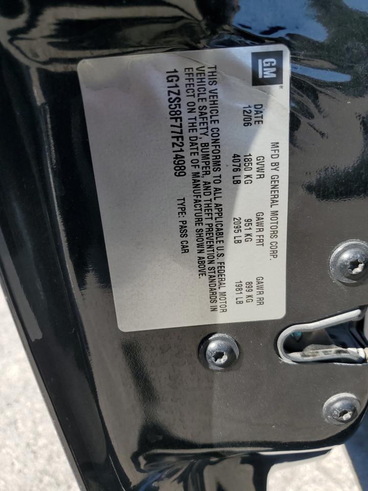 1G1ZS58F77F214989 2007 Chevrolet Malibu Ls