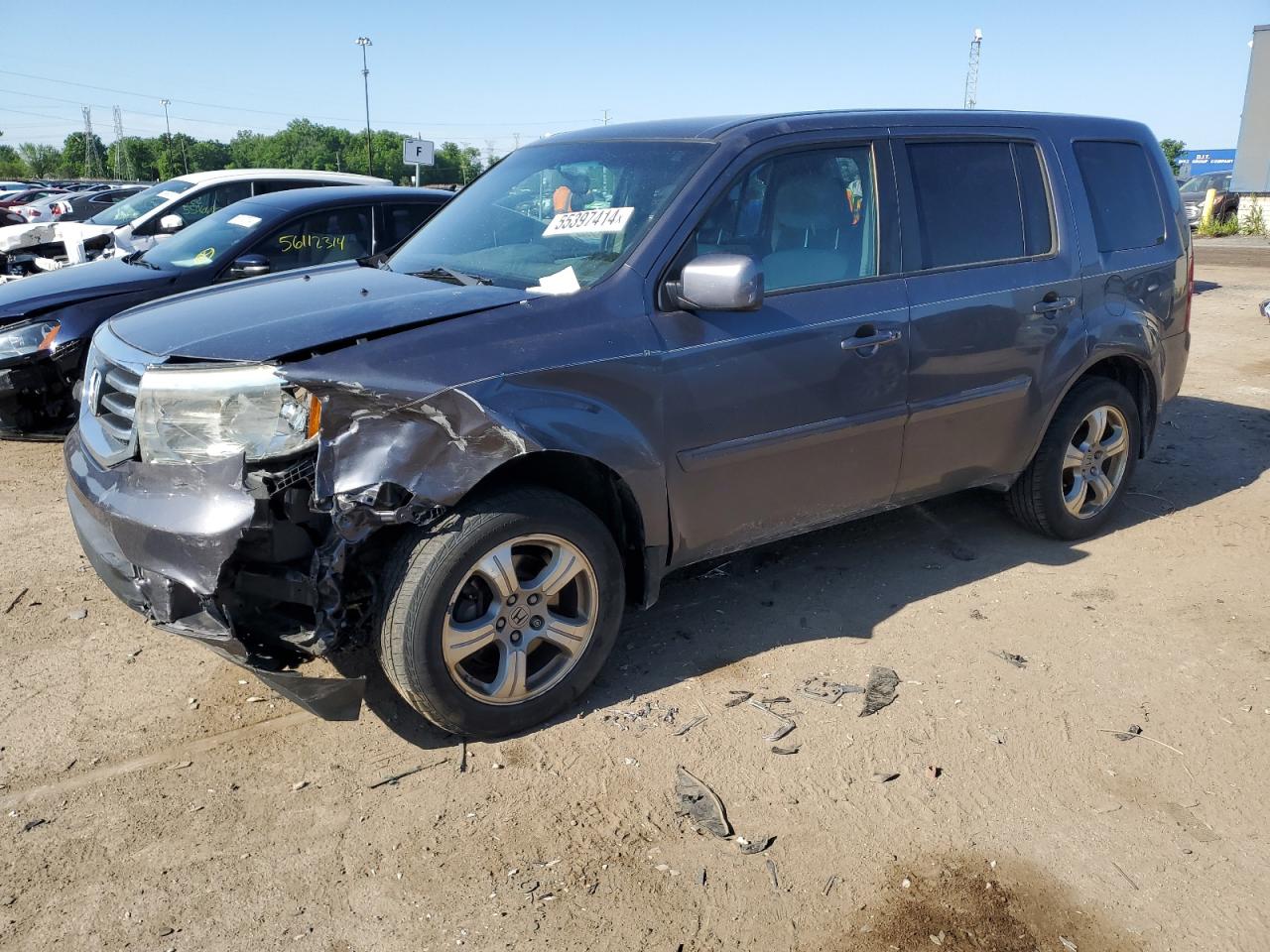 5FNYF4H49FB029510 2015 Honda Pilot Ex