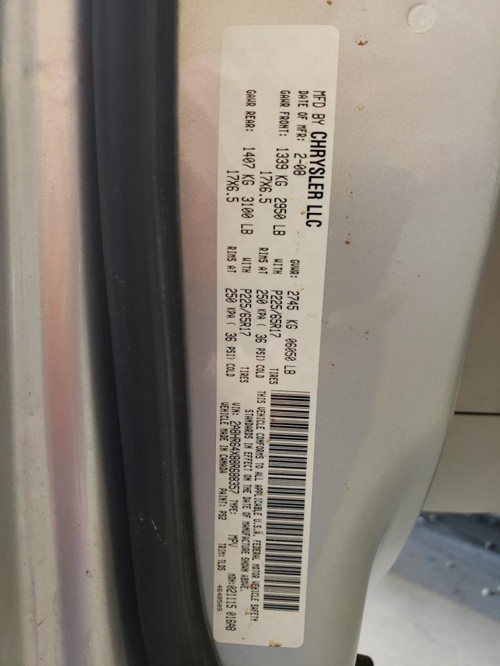 2A8HR64X88R688357 2008 Chrysler Town & Country Limited