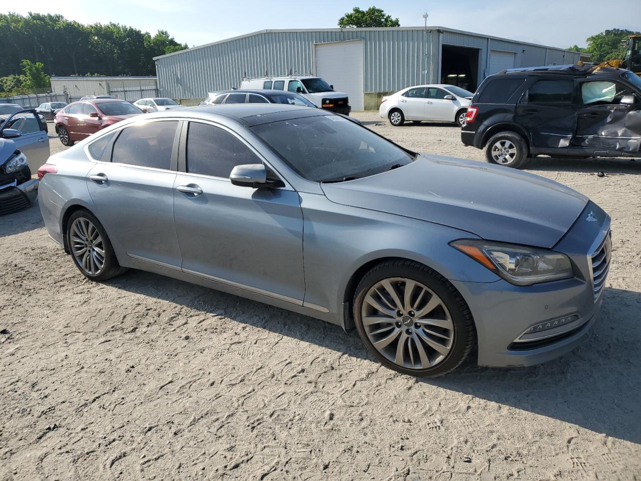 KMHGN4JF3FU074990 2015 Hyundai Genesis 5.0L