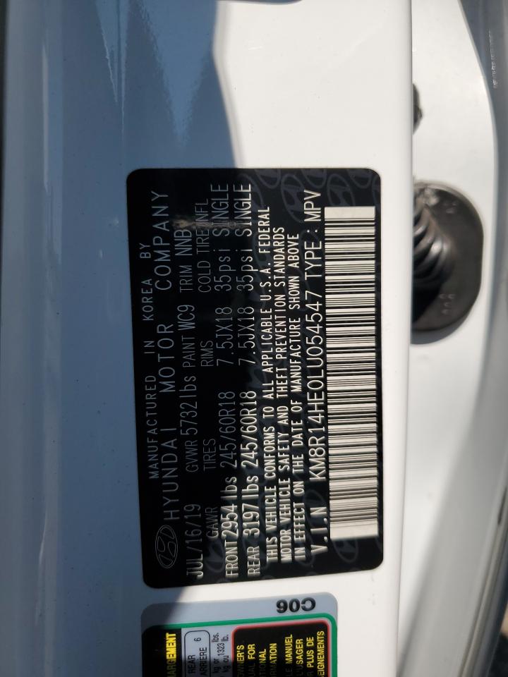 KM8R14HE0LU054547 2020 Hyundai Palisade Se