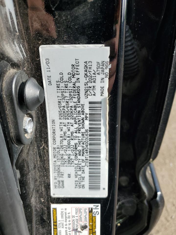 JTEBT14R040031636 2004 Toyota 4Runner Sr5