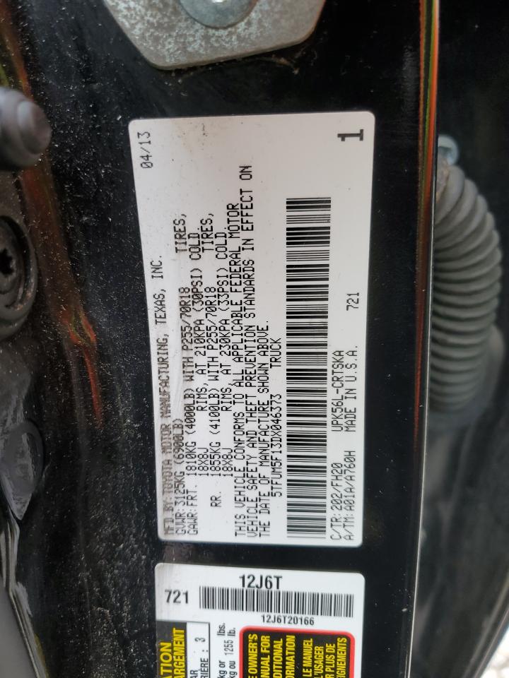 5TFUM5F13DX046373 2013 Toyota Tundra Double Cab Sr5