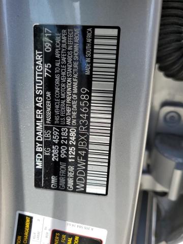 2018 Mercedes-Benz C 300 VIN: WDDWF4JBXJR346589 Lot: 55685494