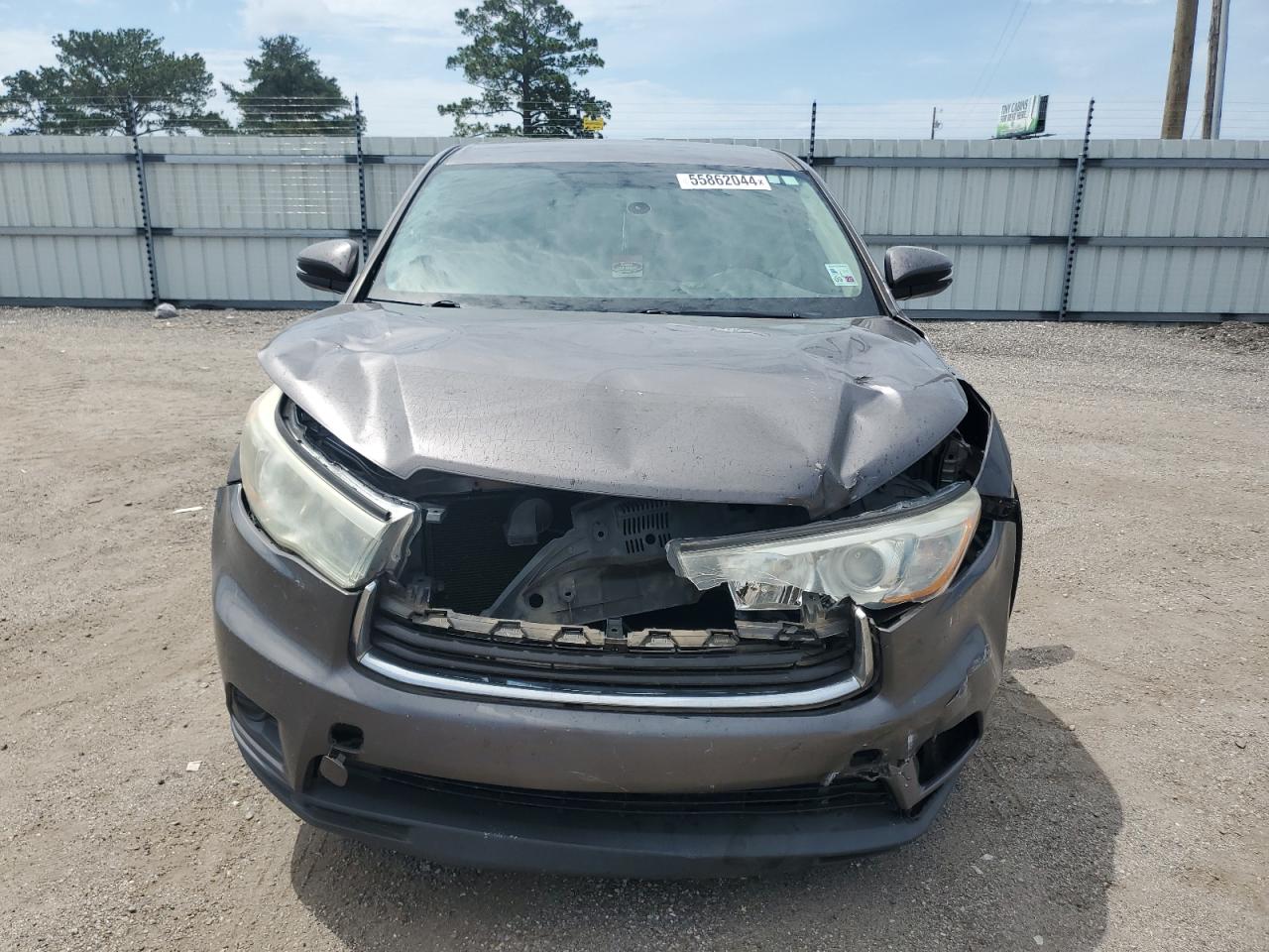 5TDZARFH7GS018864 2016 Toyota Highlander Le