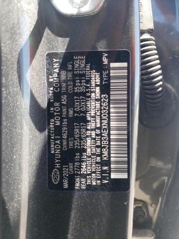 2022 Hyundai Tucson Sel VIN: KM8JB3AEXNU032623 Lot: 56671424