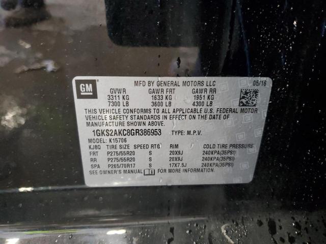 2016 GMC Yukon Sle VIN: 1GKS2AKC8GR386953 Lot: 54150814