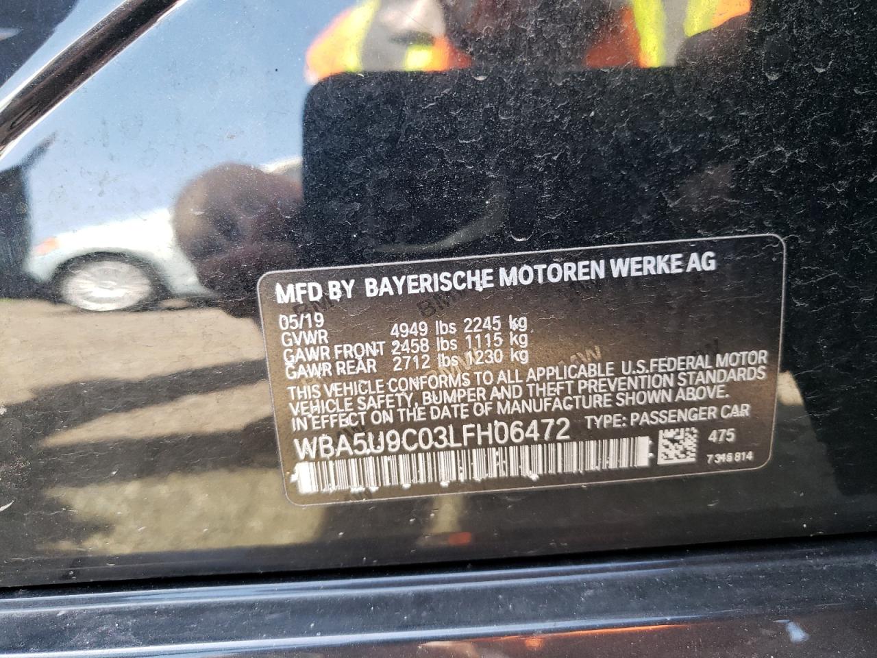 WBA5U9C03LFH06472 2020 BMW M340Xi