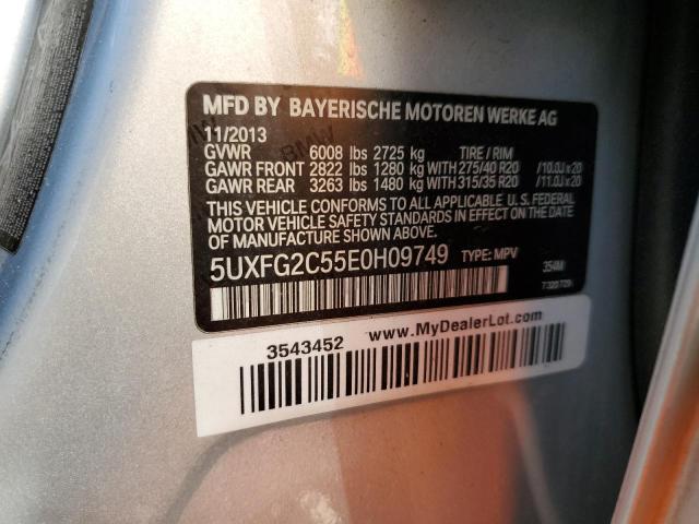 Паркетники BMW X6 2014 Сріблястий