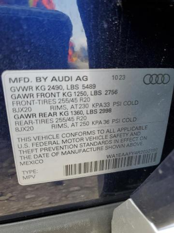 2024 Audi Q5 Premium Plus 45 VIN: WA1EAAFY4R2032192 Lot: 55743744