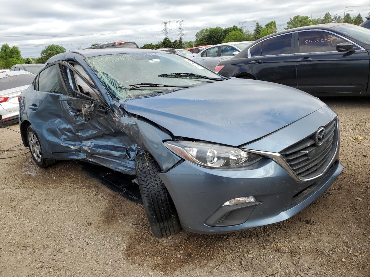 Lot #2558814955 2015 MAZDA 3 SPORT