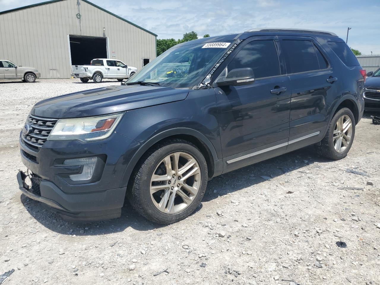 1FM5K7D83HGA73256 2017 Ford Explorer Xlt