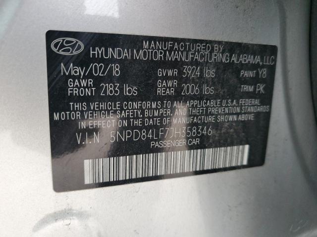 2018 HYUNDAI ELANTRA SE - 5NPD84LF7JH358346