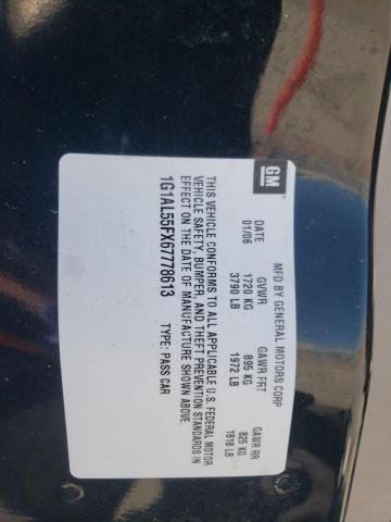 2006 Chevrolet Cobalt Lt VIN: 1G1AL55FX67778613 Lot: 55407954