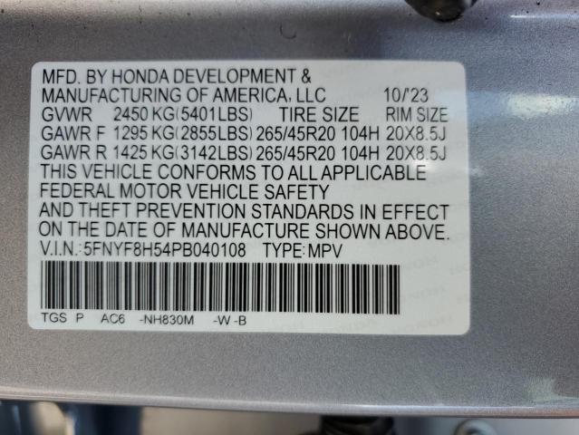 2023 HONDA PASSPORT E - 5FNYF8H54PB040108