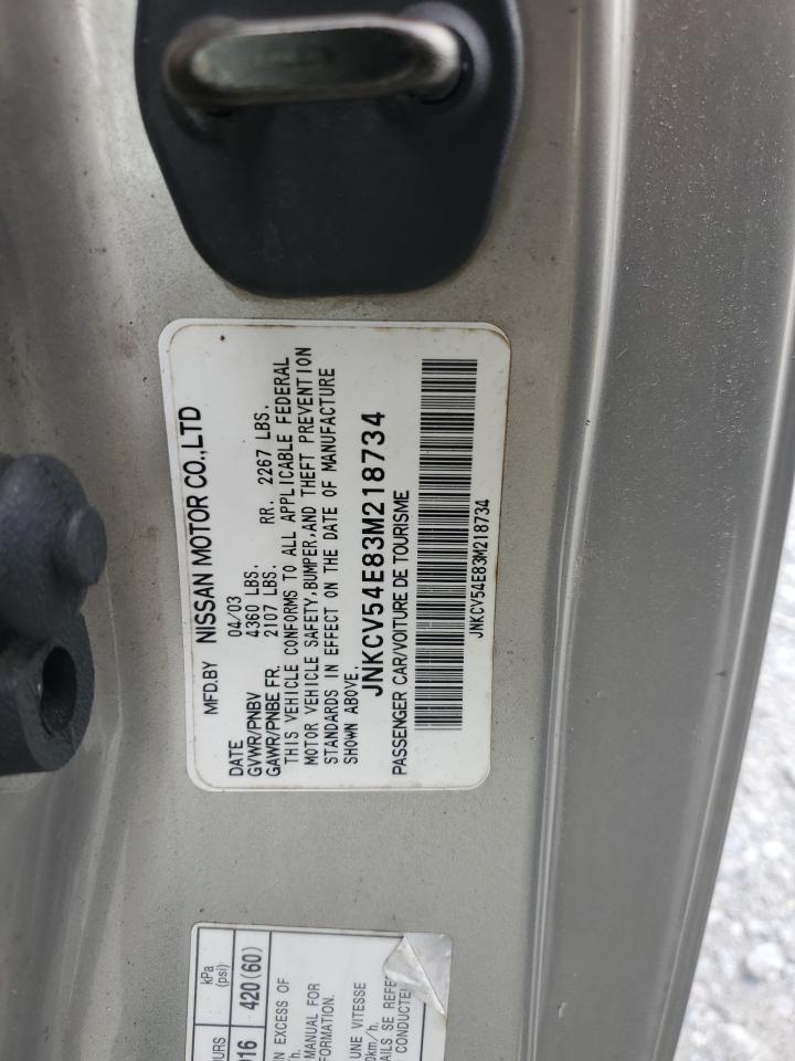 JNKCV54E83M218734 2003 Infiniti G35