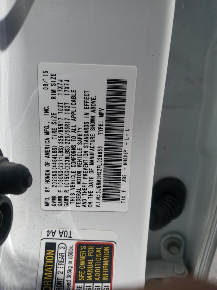 5J6RM3H52FL026856 2015 Honda Cr-V Ex