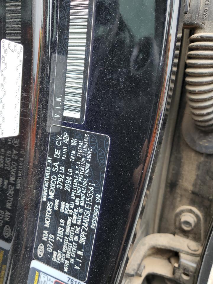 3KPF24AD5LE155541 2020 Kia Forte Fe