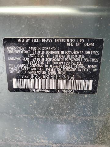 2015 SUBARU FORESTER 2 - JF2SJABC6FH439654
