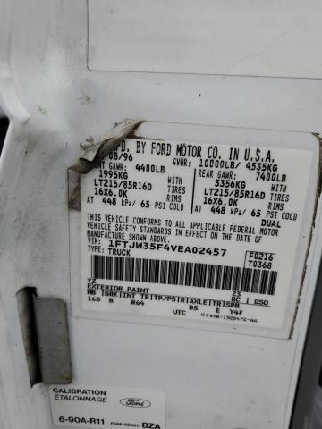 1997 Ford F350 VIN: 1FTJW35F4VEA02457 Lot: 54806884