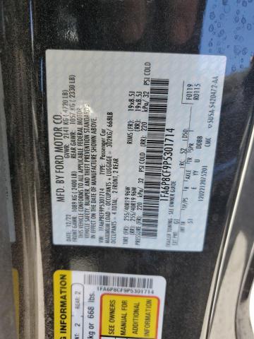 2023 Ford Mustang Gt VIN: 1FA6P8CF9P5301714 Lot: 55467424