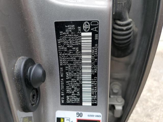 2016 Toyota Corolla L VIN: 2T1BURHE4GC673651 Lot: 54548494