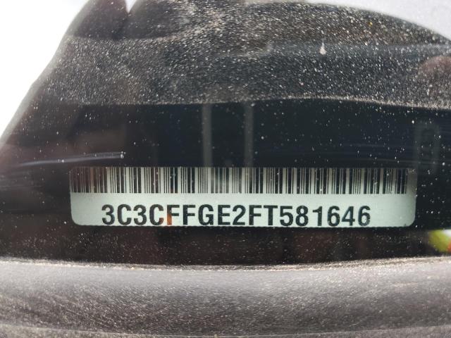 VIN 3C3CFFGE2FT581646 2015 Fiat 500, Electric no.12