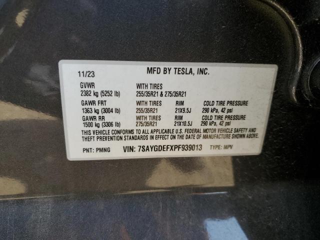 2023 Tesla Model Y VIN: 7SAYGDEFXPF939013 Lot: 56663124