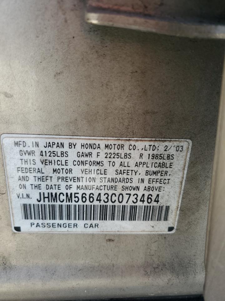 JHMCM56643C073464 2003 Honda Accord Ex