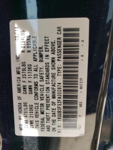 2015 Acura Tlx Tech VIN: 19UUB3F52FA000974 Lot: 52022294