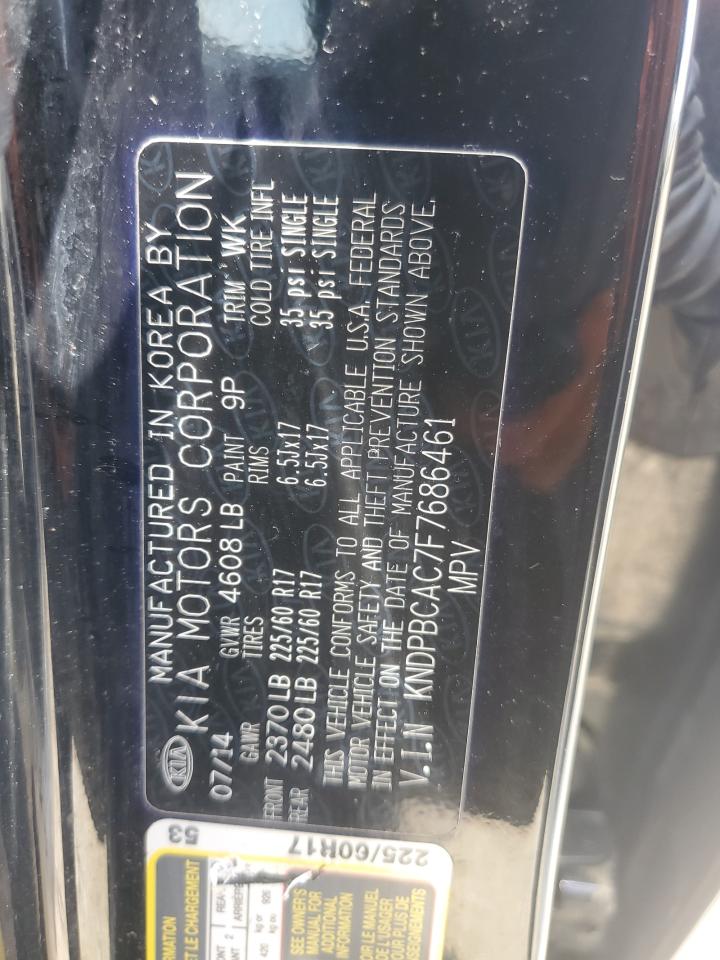 KNDPBCAC7F7686461 2015 Kia Sportage Lx