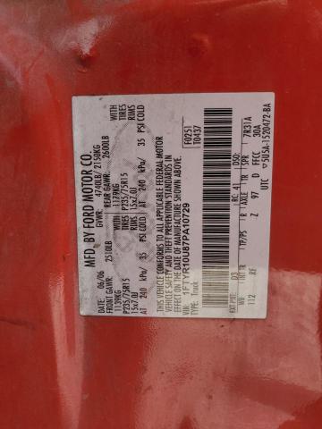 2007 Ford Ranger VIN: 1FTYR10U87PA10729 Lot: 54130754