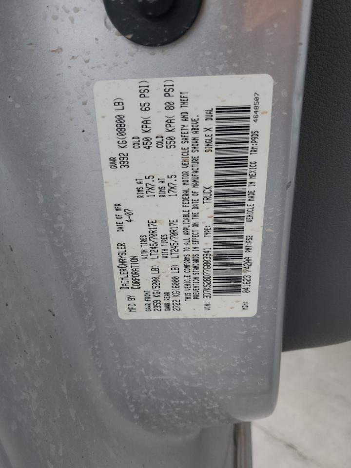 3D7KS28D77G803941 2007 Dodge Ram 2500 St