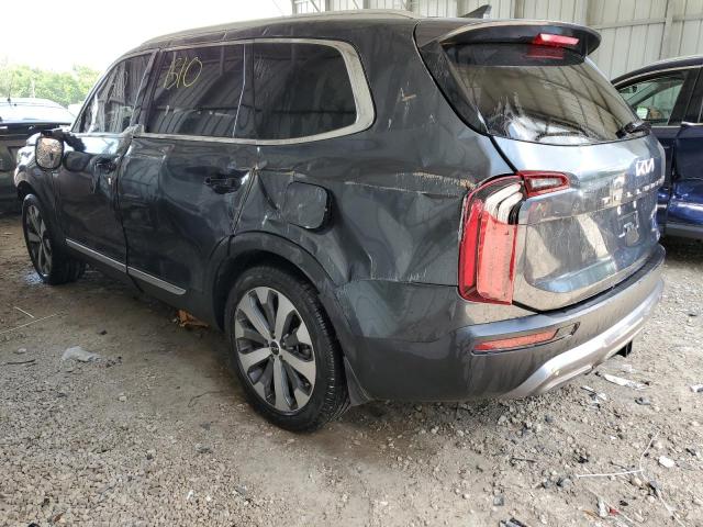 KIA TELLURIDE 2022 charcoal  gas 5XYP34HC6NG312286 photo #3