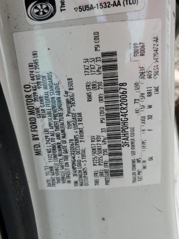 2012 Ford Fusion Se VIN: 3FAHP0HG4CR200678 Lot: 55362224