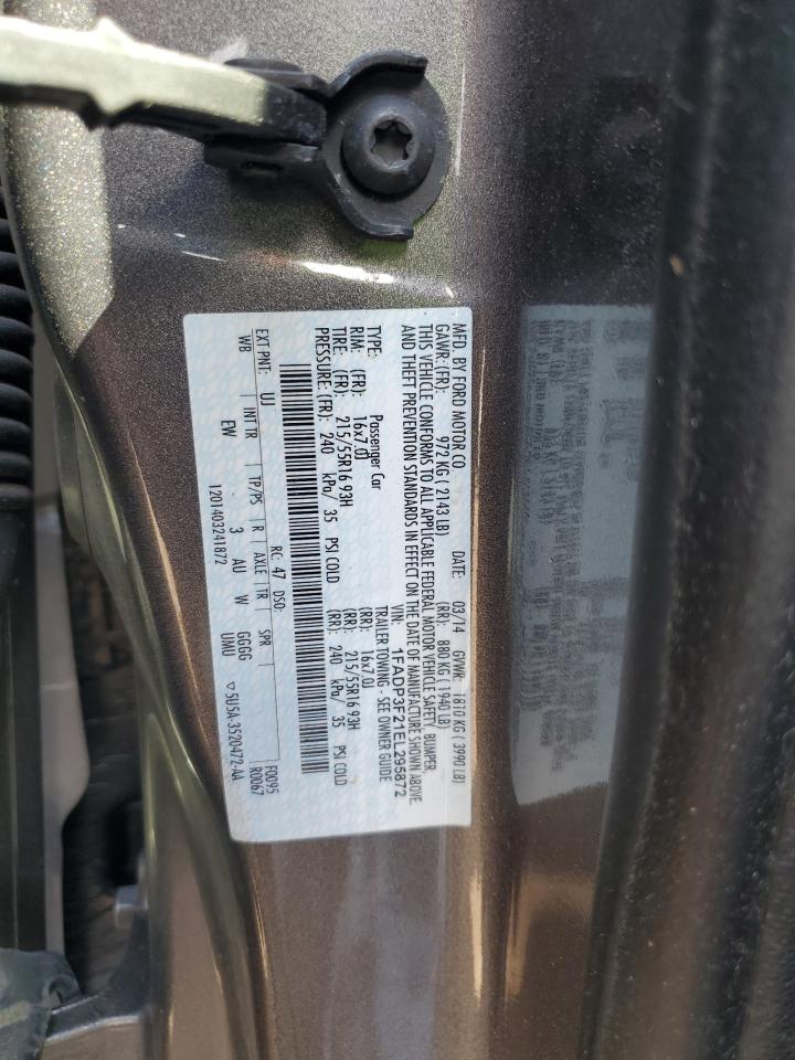 1FADP3F21EL295872 2014 Ford Focus Se